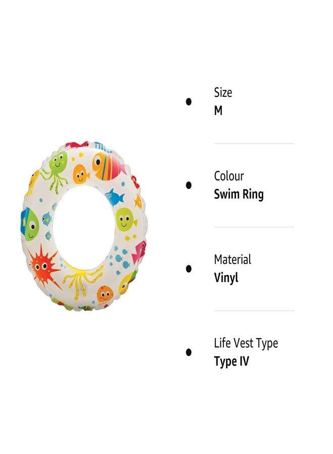 VENDICS Pool Party Swimming Ring Swim Tube for Kids Swimming Learing Ring for Girls and Boys Swimming Tube Inflatable Swim Ring(3-8Year)(Size - 24''inch)(Swim Ring) - Image 3
